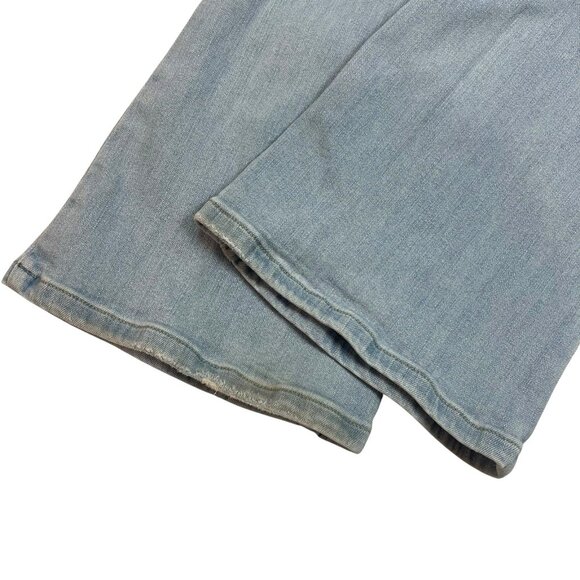 We The Free People Jayde Flare Jeans Size 25 Waist High Rise WashedOut OB1184972 - Picture 10 of 14